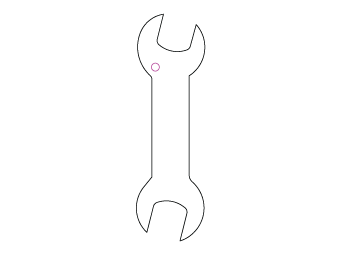 Car air freshener mixed shape customized, dimensions: H: 30.379mm, L: 100.643mm.